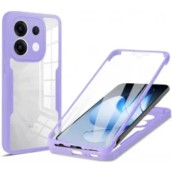 Coque intégrale Phonesta Slim Protect 360 protecteur d'écran pour Oppo Reno13 - Violet