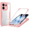 Coque intégrale Phonesta Slim Protect 360 protecteur d'écran pour Oppo Reno13 - Rose