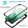 Coque intégrale Phonesta Slim Protect 360 protecteur d'écran pour Oppo Reno14 F/FS - Vert 2