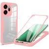 Coque intégrale Phonesta Slim Protect 360 protecteur d'écran pour Oppo Reno14 F/FS - Rose