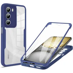 Coque intégrale Phonesta Slim Protect 360 protecteur d'écran pour Realme 14x / C75 - Bleu
