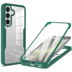 Coque intégrale Phonesta Slim Protect 360 protecteur d'écran pour Samsung Galaxy A36/A56 - Vert
