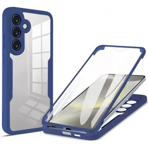 Coque intégrale Phonesta Slim Protect 360 protecteur d'écran pour Samsung Galaxy A55 - Bleu