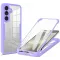 Coque intégrale Phonesta Slim Protect 360 protecteur d'écran pour Samsung Galaxy S25 FE - Violet