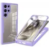 Coque intégrale Phonesta Slim Protect 360 protecteur d'écran pour Samsung Galaxy S24 Ultra - Violet