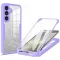 Coque intégrale Phonesta Slim Protect 360 protecteur d'écran pour Samsung Galaxy S25 Plus/S24 Plus - Violet