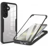 Coque intégrale Phonesta Slim Protect 360 protecteur d'écran pour Samsung Galaxy S25 Plus/S24 Plus - Noir