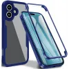 Coque intégrale Phonesta Slim Protect 360 protecteur d'écran pour Apple iPhone 17 - Bleu