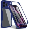 Coque intégrale Phonesta Slim Protect 360 protecteur d'écran pour Apple iPhone 17 Pro - Bleu