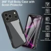 Coque intégrale Phonesta Slim Protect 360 protecteur d'écran pour Apple iPhone 17 Pro - Violet 3