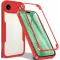 Coque intégrale Phonesta Slim Protect 360 protecteur d'écran pour Apple iPhone Air - Rouge