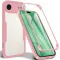 Coque intégrale Phonesta Slim Protect 360 protecteur d'écran pour Apple iPhone Air - Rose