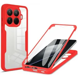 Coque intégrale Phonesta Slim Protect 360 protecteur d'écran pour Xiaomi 15T Pro - Rouge