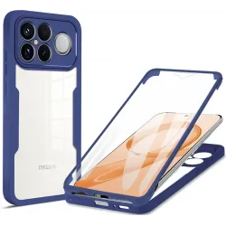 Coque intégrale Phonesta Slim Protect 360 protecteur d'écran pour Xiaomi Poco F8 Ultra - Bleu
