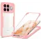 Coque intégrale Phonesta Slim Protect 360 protecteur d'écran pour Xiaomi Poco F8 Ultra - Rose