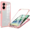 Coque intégrale Phonesta Slim Protect 360 protecteur d'écran pour Xiaomi Redmi A5 173.4mm - Rose