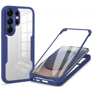Coque intégrale Phonesta Slim Protect 360 protecteur d'écran pour Samsung Galaxy S26 Ultra - Bleu