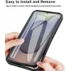 Coque intégrale Phonesta Slim Protect 360 protecteur d'écran pour Samsung Galaxy S26 Ultra - Bleu 3