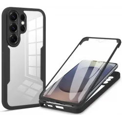 Coque intégrale Phonesta Slim Protect 360 protecteur d'écran pour Samsung Galaxy S26 Ultra - Noir