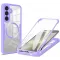 Coque intégrale Phonesta Slim Protect 360 protecteur d'écran et MagSafe pour Samsung Galaxy S24 FE - Violet
