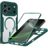 Coque intégrale Phonesta Slim Protect 360 protecteur d'écran et MagSafe pour Apple iPhone 17 Pro Max - Vert