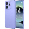Coque arrière en silicone Phonesta Soft Silk pour Xiaomi Redmi Note 14 4G 164.8mm - Violet