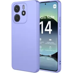 Coque arrière en silicone Phonesta Soft Silk pour Xiaomi Redmi Note 14 4G 164.8mm - Violet