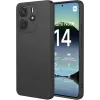 Coque arrière en silicone Phonesta Soft Silk pour Xiaomi Redmi Note 14 4G 164.8mm - Noir