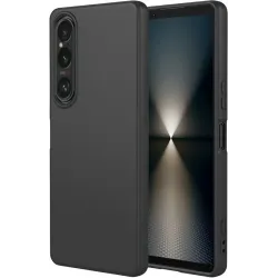 Coque arrière en silicone Phonesta Soft Silk pour Sony Xperia 1 VII - Noir