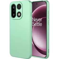 Coque arrière en silicone Phonesta Soft Silk pour OnePlus 15 - Vert matcha