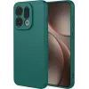 Coque arrière en silicone Phonesta Soft Silk pour Oppo Find X9 - Vert foncé 0