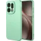 Coque arrière en silicone Phonesta Soft Silk pour Oppo Find X9 - Vert matcha