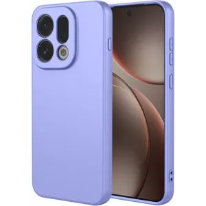 Coque arrière en silicone Phonesta Soft Silk pour Oppo Find X9 - Violet