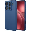 Coque arrière en silicone Phonesta Soft Silk pour Oppo Find X9 Pro - Bleu foncé 0
