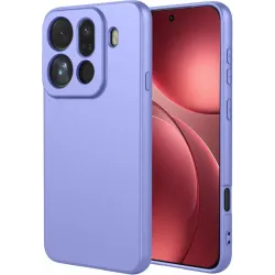 Coque arrière en silicone Phonesta Soft Silk pour Oppo Find X9 Pro - Violet