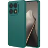 Coque arrière en silicone Phonesta Soft Silk pour Xiaomi 15T - Vert foncé