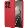 Coque arrière en silicone Phonesta Soft Silk pour Xiaomi 15T - Rouge