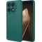 Coque arrière en silicone Phonesta Soft Silk pour Xiaomi 15T Pro - Vert foncé