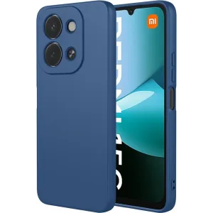 Coque arrière en silicone Phonesta Soft Silk pour Xiaomi Redmi 15C / Xiaomi Poco C85 - Bleu foncé