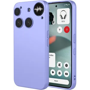 Coque arrière en silicone Phonesta Soft Silk pour Nothing Phone (3) - Violet