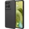 Coque arrière en silicone Phonesta Soft Silk pour Motorola Moto G86 - Noir