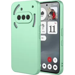Coque arrière en silicone Phonesta Soft Silk pour Nothing Phone (3a) - Vert matcha