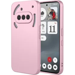 Coque arrière en silicone Phonesta Soft Silk pour Nothing Phone (3a) - Rose