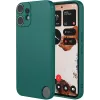 Coque arrière en silicone Phonesta Soft Silk pour Nothing CMF Phone 2 Pro - Vert foncé