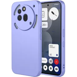 Coque arrière en silicone Phonesta Soft Silk pour Nothing Phone (3a) Pro - Violet