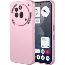 Coque arrière en silicone Phonesta Soft Silk pour Nothing Phone (3a) Pro - Rose