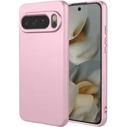 Coque arrière en silicone Phonesta Soft Silk pour Google Pixel 10 Pro XL - Rose