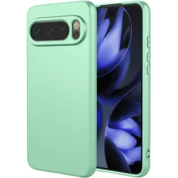 Coque arrière en silicone Phonesta Soft Silk pour Google Pixel 10 / 10 Pro - Vert matcha