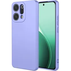 Coque arrière en silicone Phonesta Soft Silk pour Oppo Reno14 - Violet