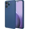 Coque arrière en silicone Phonesta Soft Silk pour Oppo Reno14 F/FS - Bleu foncé